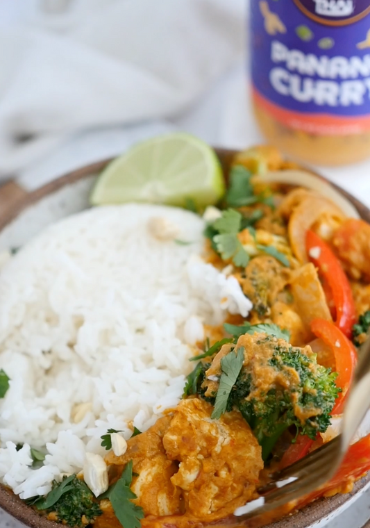Vegan Panang Curry with Tofu